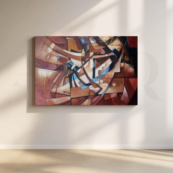 Cubist Abstract Canvas Artwork