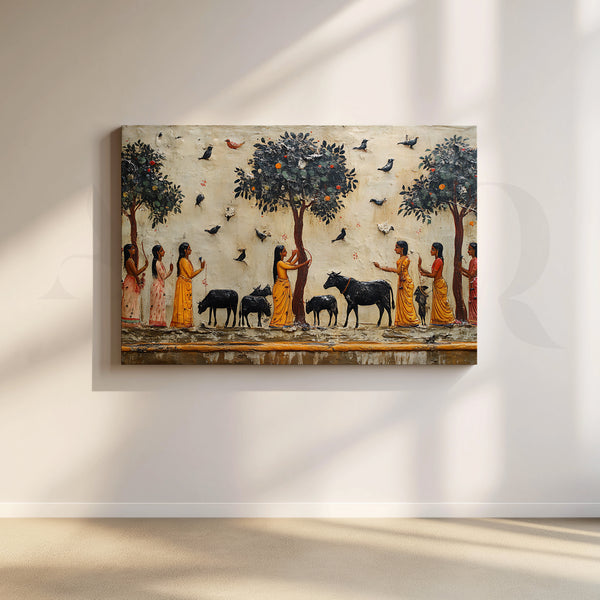 Sacred Grove Procession Canvas Artwork