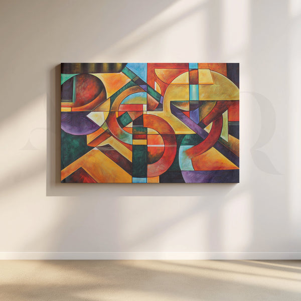 Vibrant Multicolor Geometric Artwork