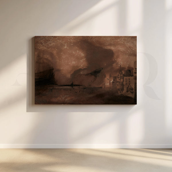 Umber Storm Canvas Canvas Artwork