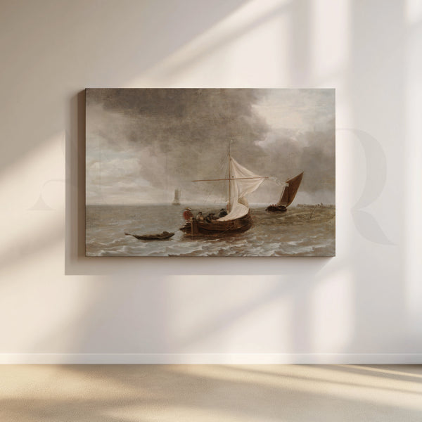 Storm Over the Sea Canvas Artwork