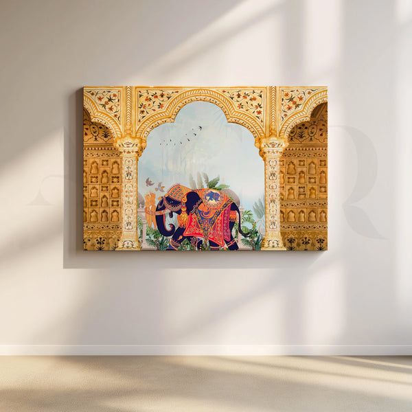 Royal Elephant Canvas Artwork