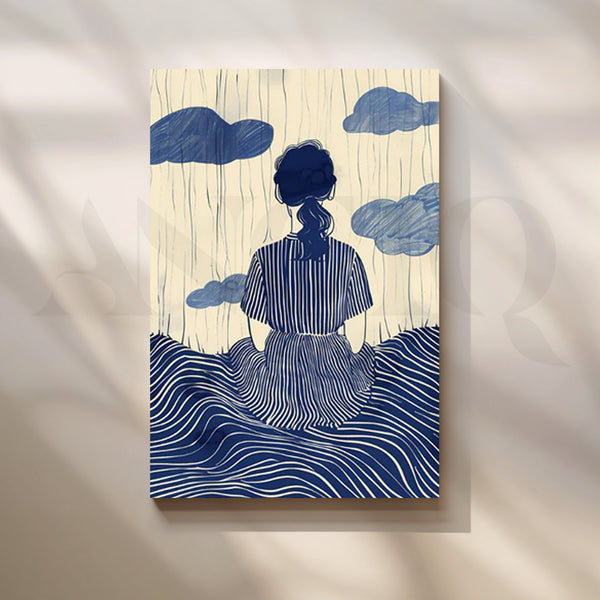 Rainy Reflection Bohemian Poster