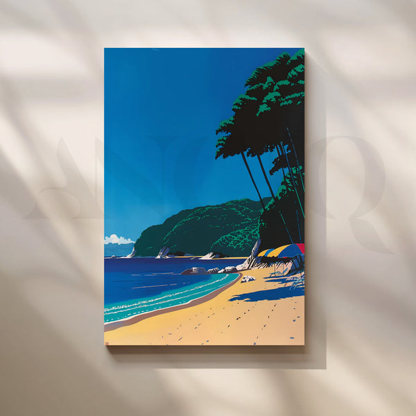 Tropical Beach Bliss Wall Pop Art