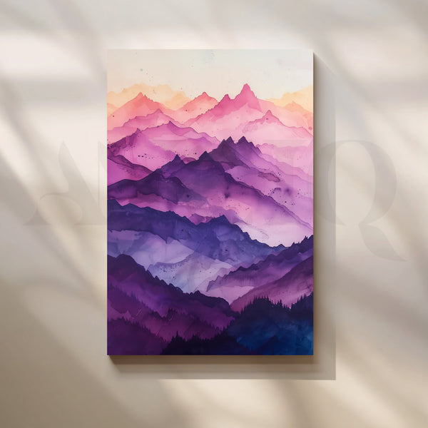 Purple Mountain Hues Artwork