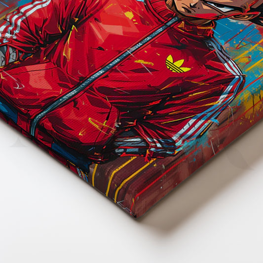 Saiyan Street Style’ Canvas Painting for Gaming Room