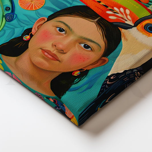 Tropical Portrait Wall Poster