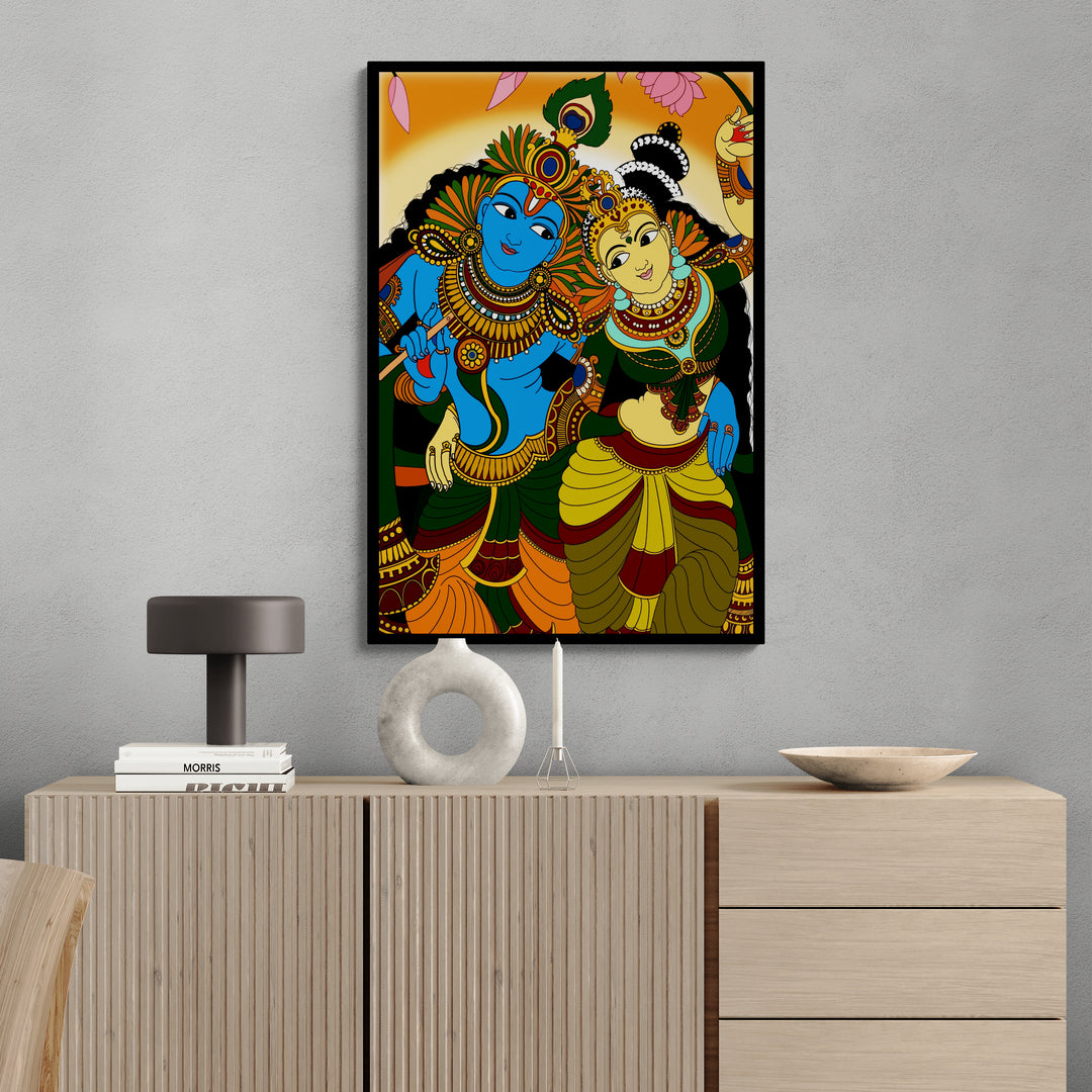 radha krishna painting anciq
