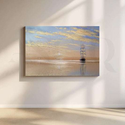 Lone Voyager Canvas Wall Artwork for Entryway/Hallway