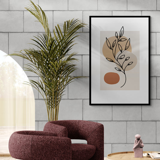 a floral canvas painting from Anciq