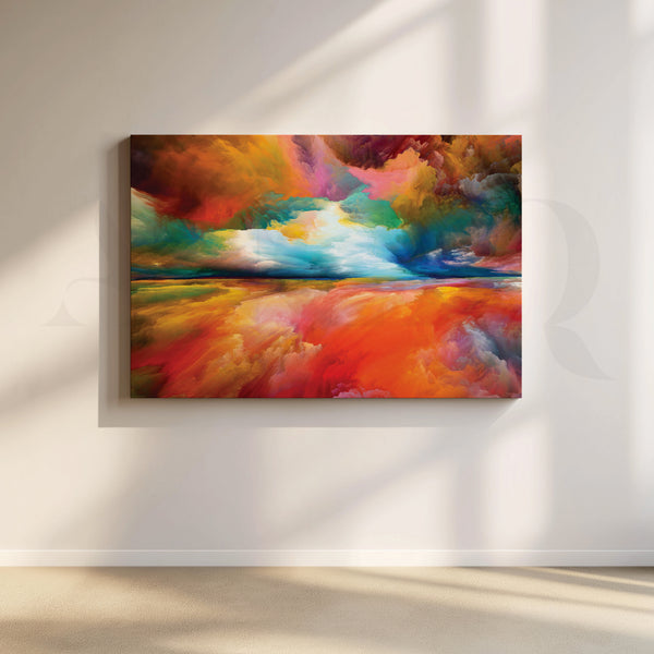 Sunset Mirage Canvas Wall Artwork