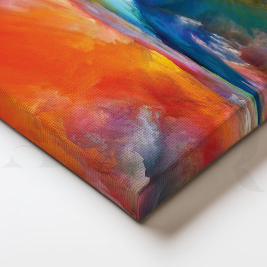 Sunset Mirage Canvas Wall Artwork for Living Room