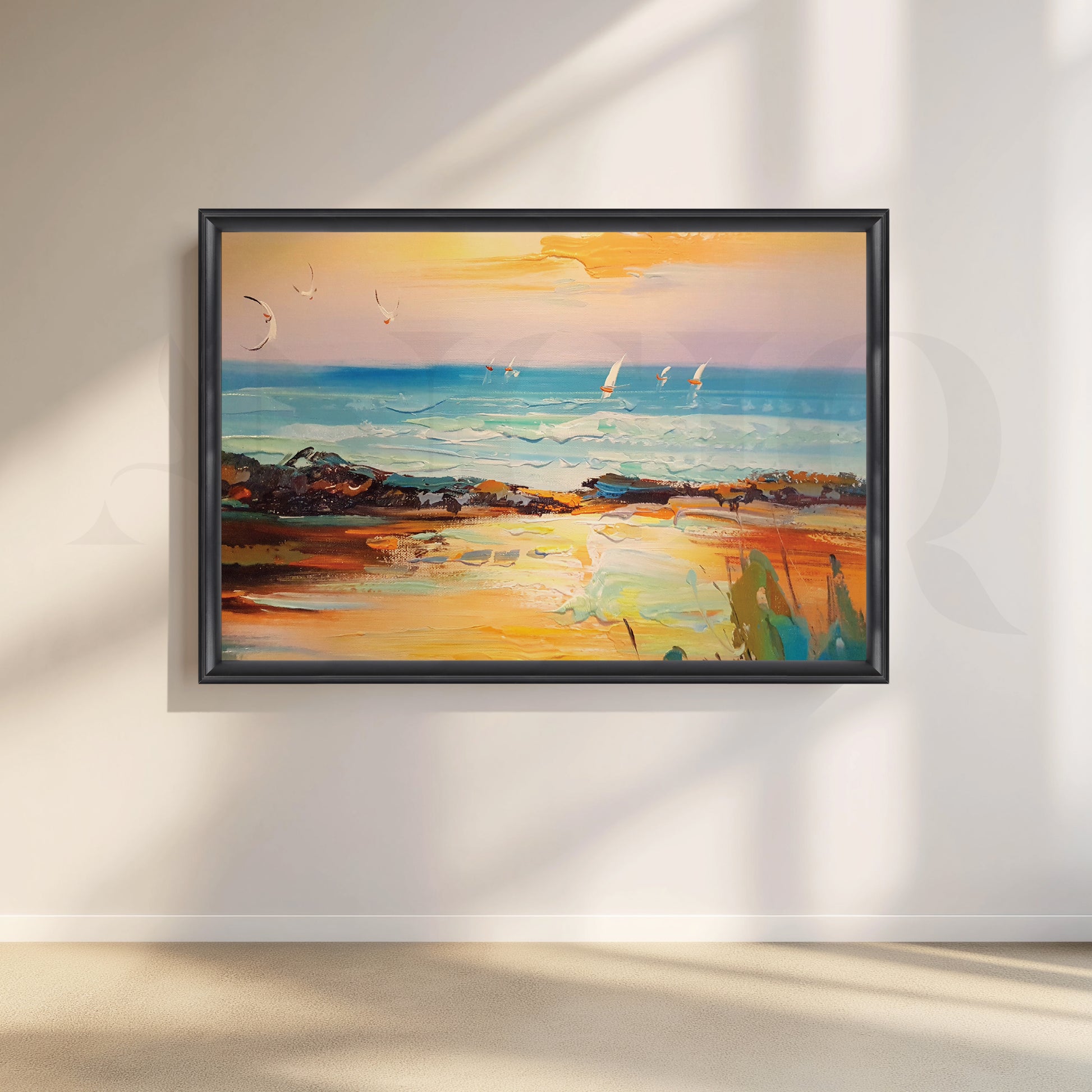 Tropical Paradise Canvas Artwork for Kitchen/Dining Area