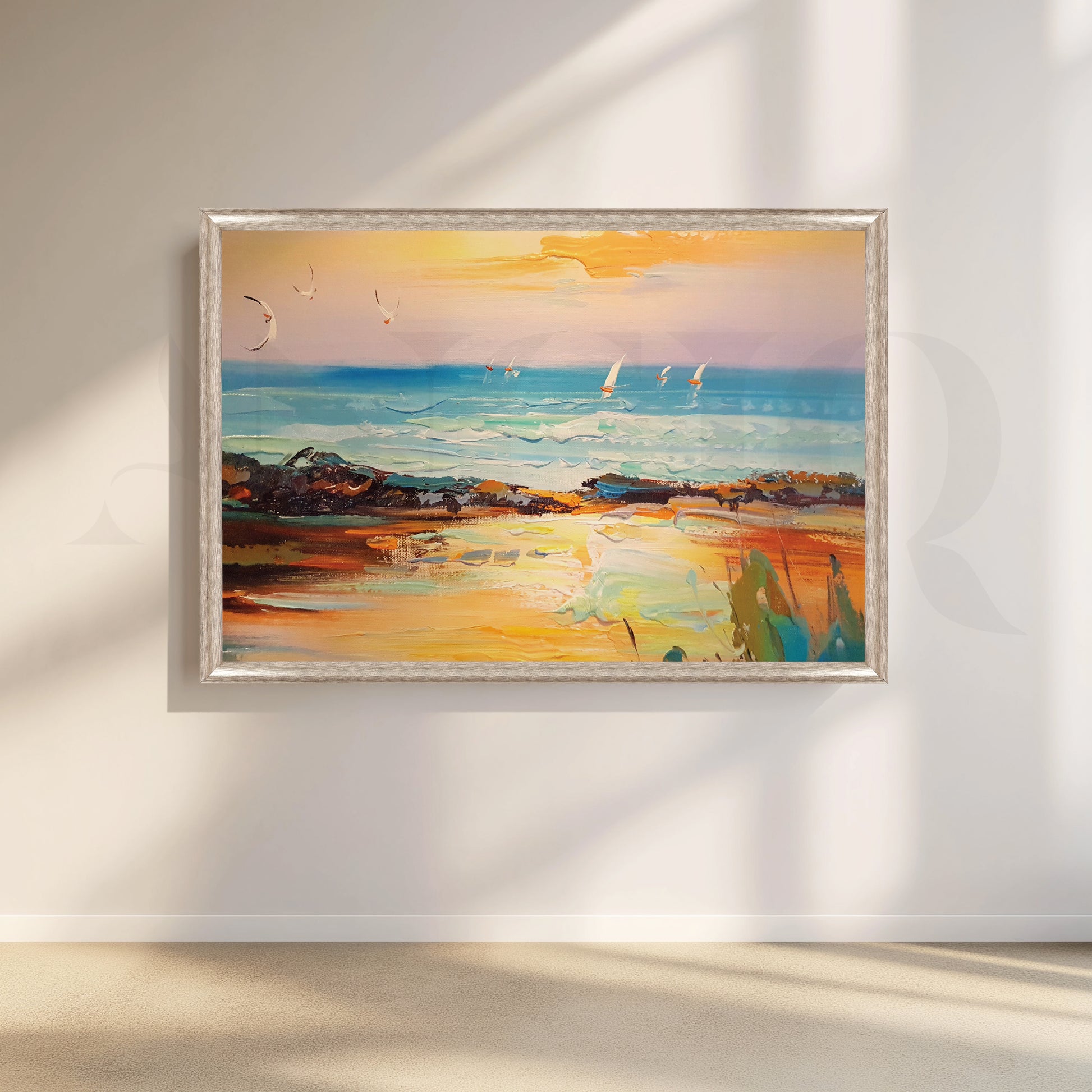 Tropical Paradise Canvas Artwork for Kitchen/Dining Area
