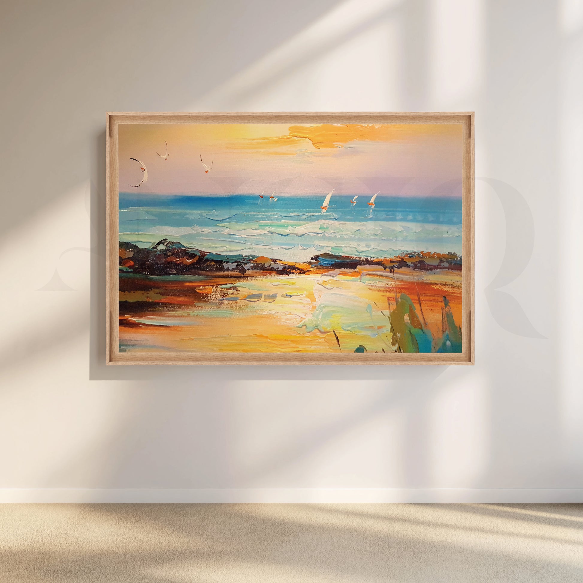 Tropical Paradise Canvas Artwork for Kitchen/Dining Area