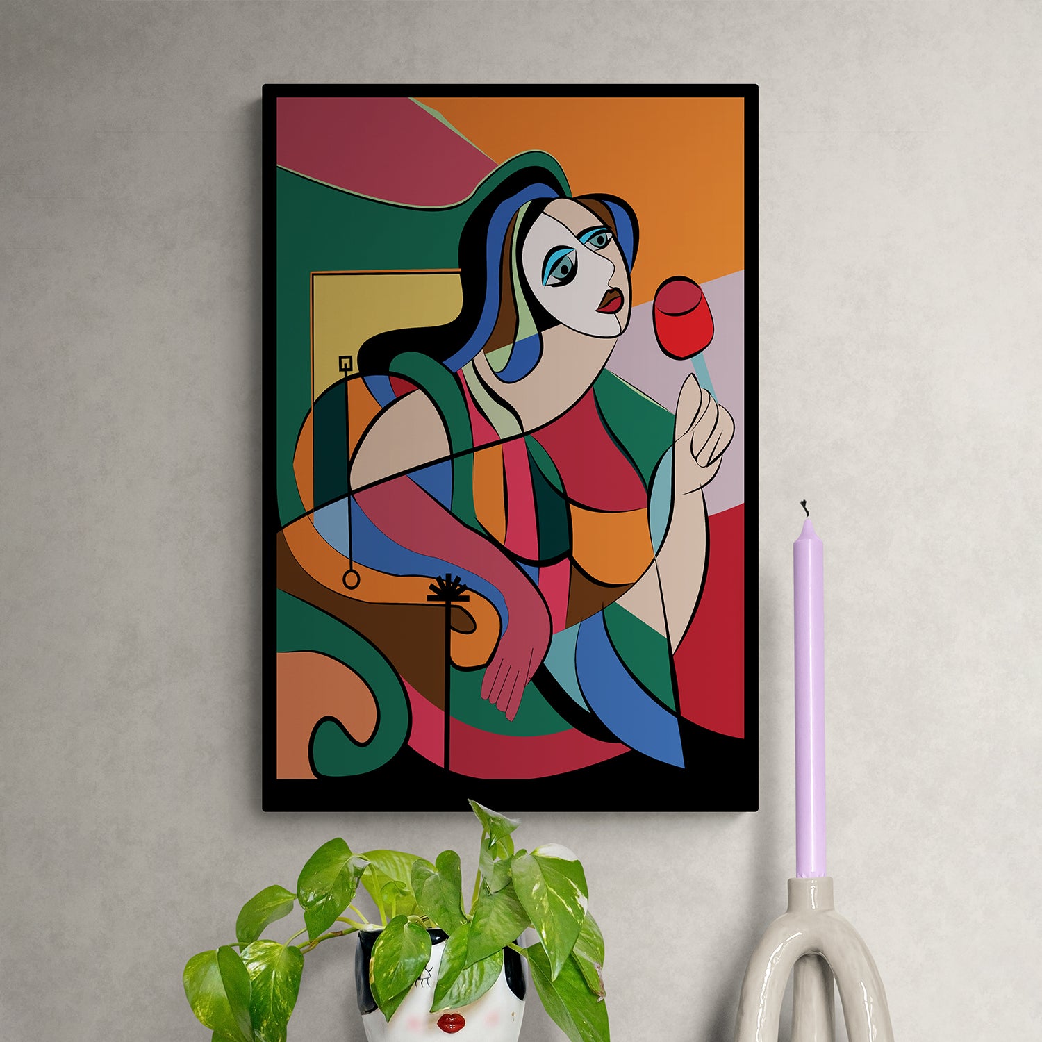 modern artwork canvas painting for wall decor