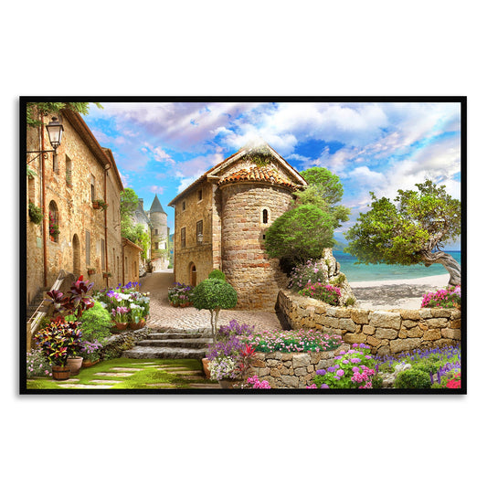 The Heart of European Charm Canvas Wall Painting