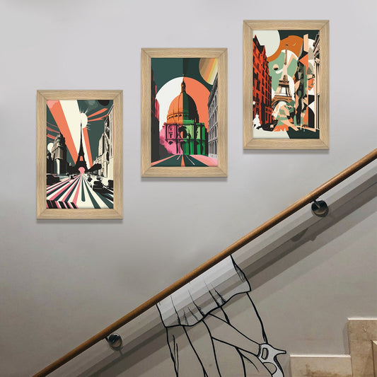 Paris, France Abstract Wall Art Painting For Home and Office