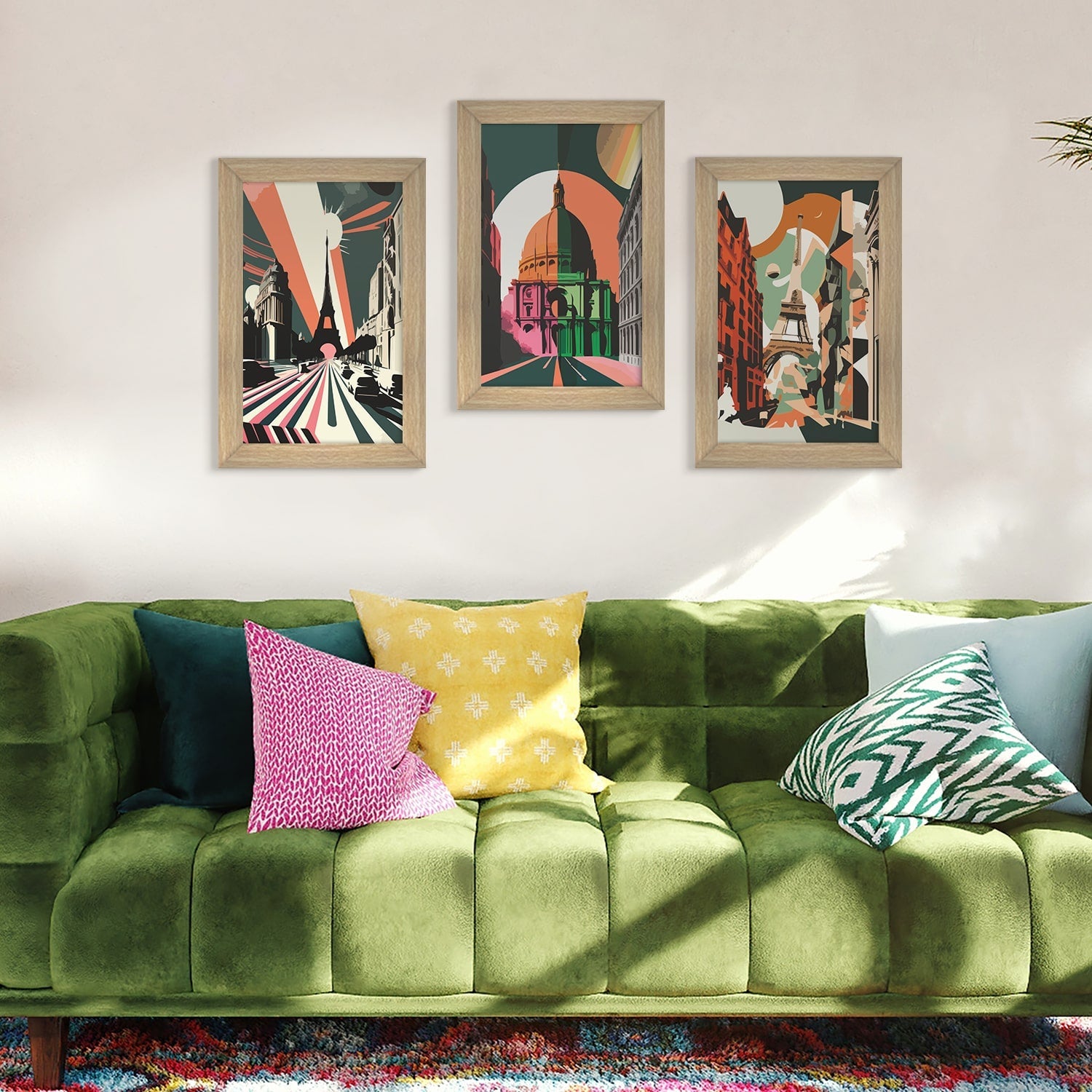 Paris, France Abstract Wall Art Painting For Home and Office