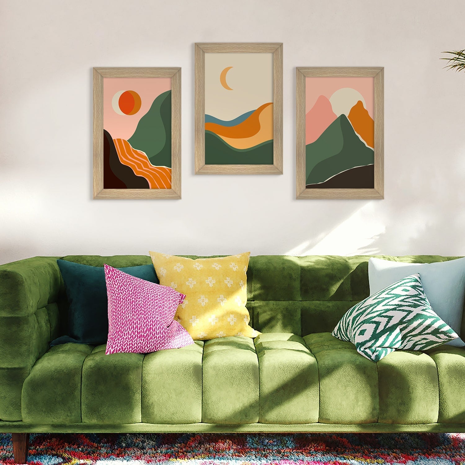 Abstract Contemporary Landscape Wall Art Painting For Living Room