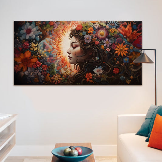 Boho Chic Large Size framed Wall Art Painting For Home and Office Wall Decoration