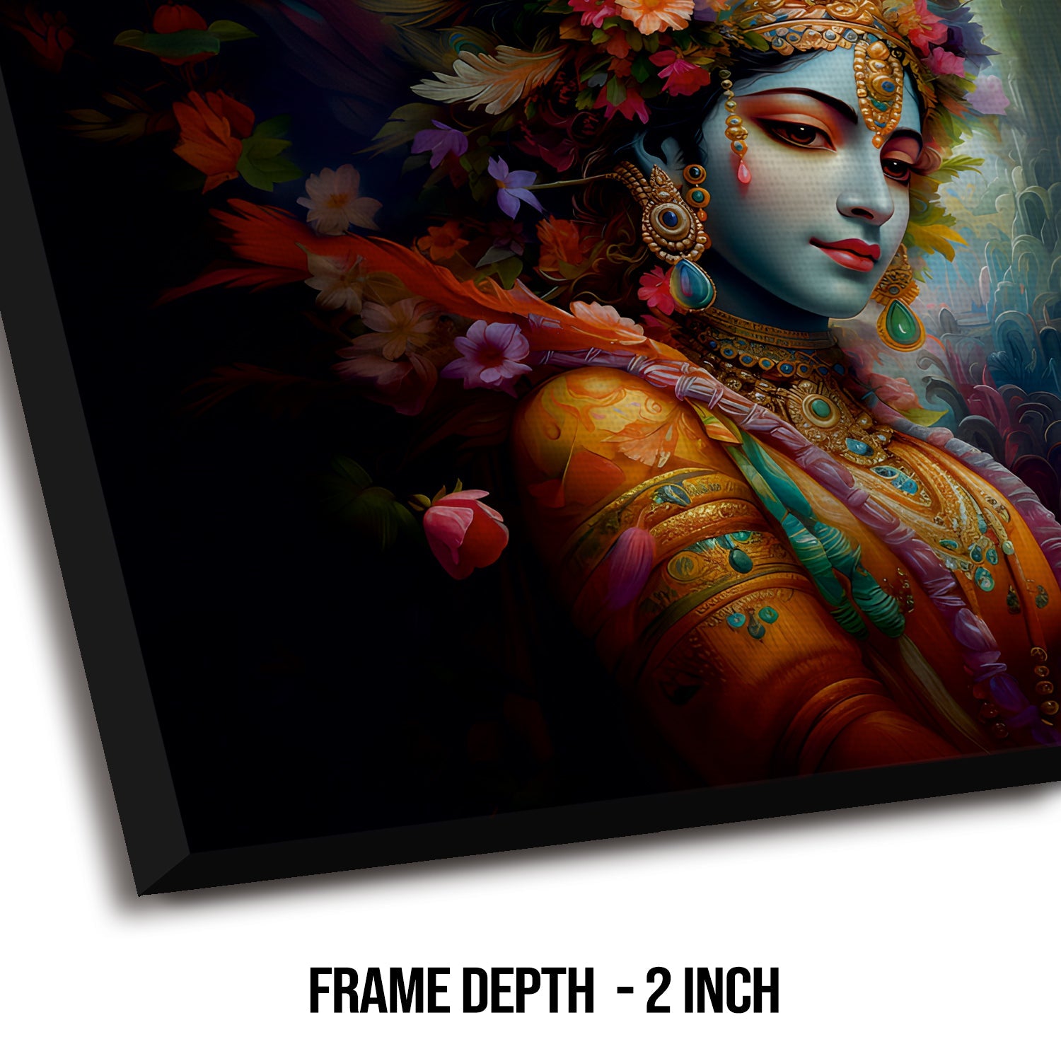 Load Krishna Wall Art Canvas Paintings