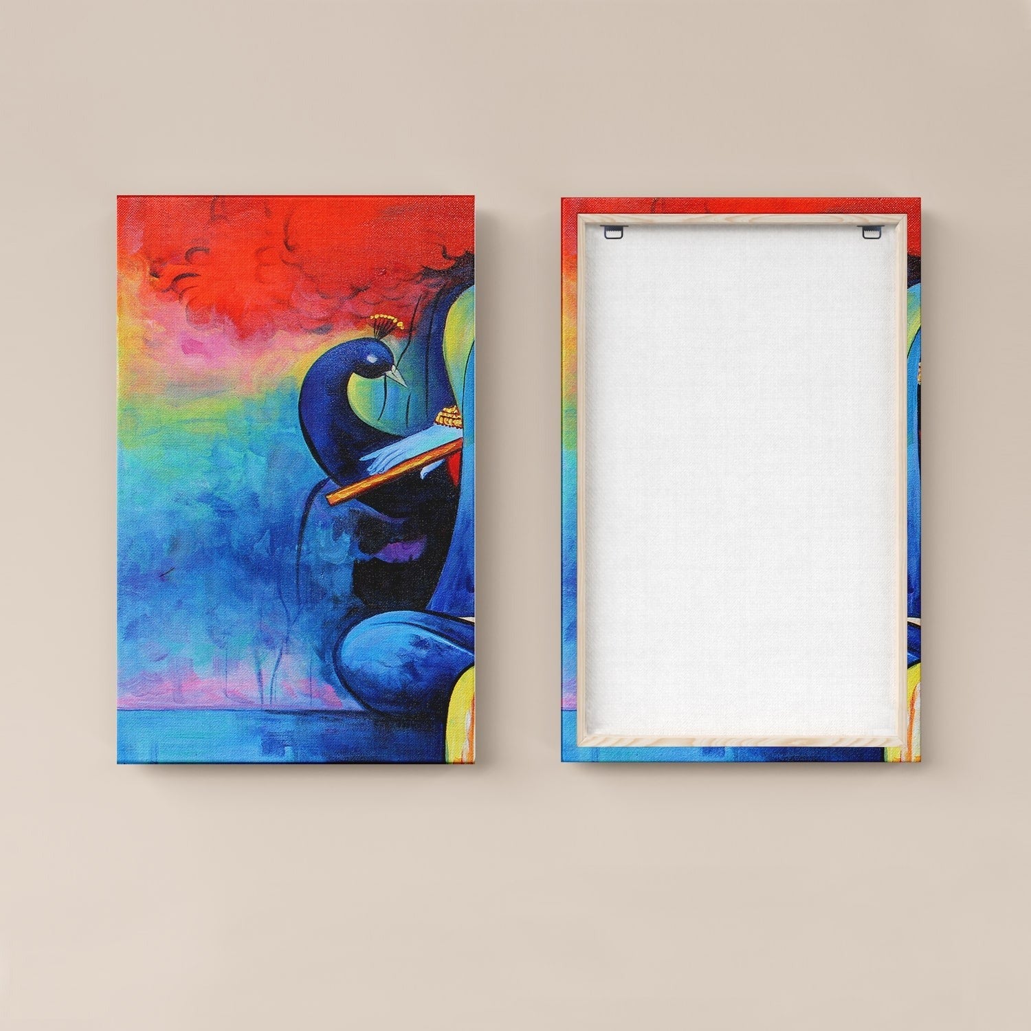 Radha Krishna Wall Art Canvas Paintings