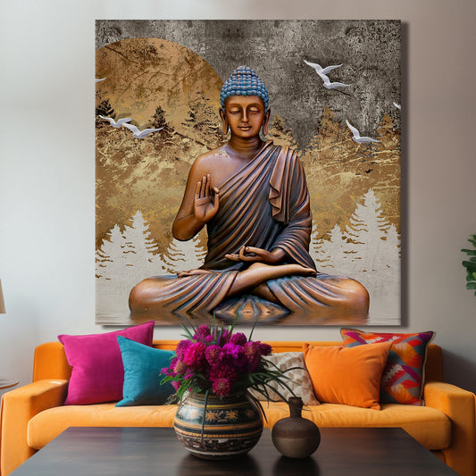 Buddha Wall Art Canvas Painting