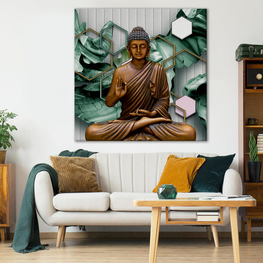 Lord Buddha Wall Art Painting 