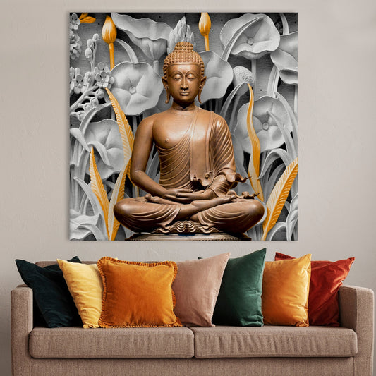 Buddha Vastu Wall Art Canvas Painting 