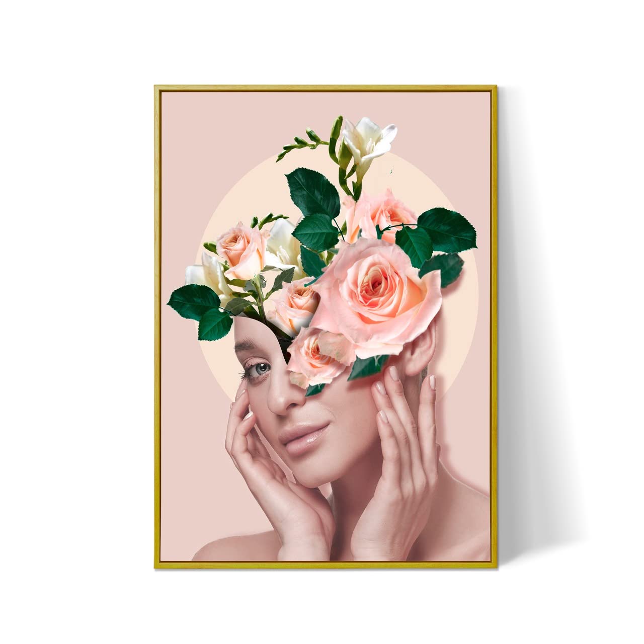 Gold Frame Canvas Painting
